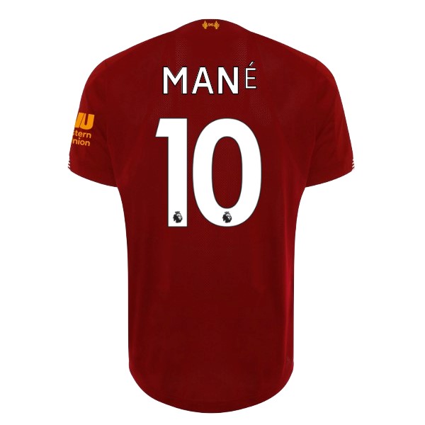 Camiseta Liverpool NO.10 Mane Primera equipo 2019-20 Rojo